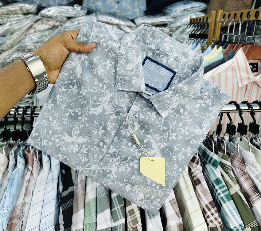 Pure Cotton Half Sleeve Print Shirt