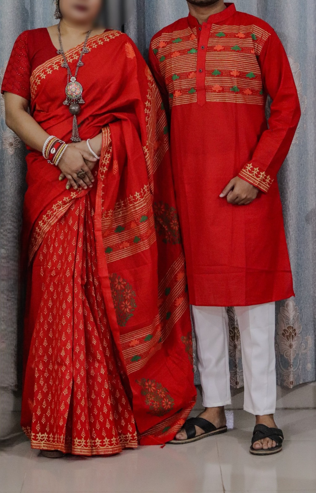 Sharee Panjabi Couple Set