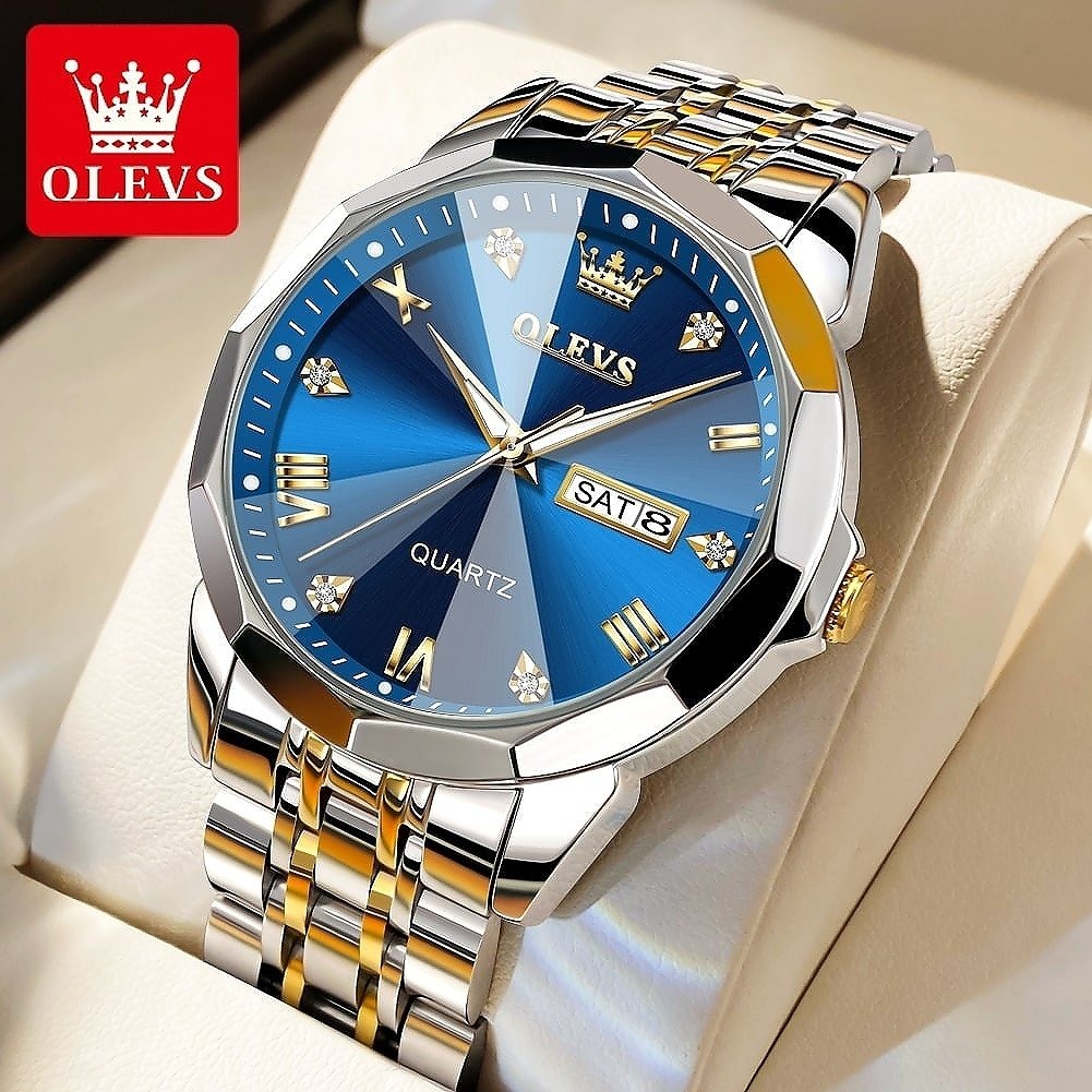 Olevs 9931 New luxury Fashion stainless steel Men Watch