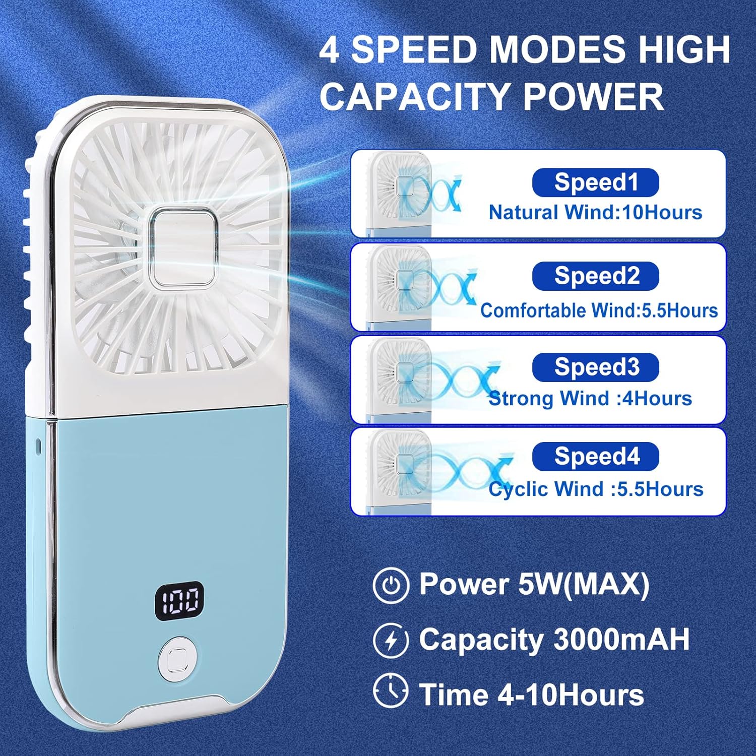 5 In 1 Portable Mini Fan