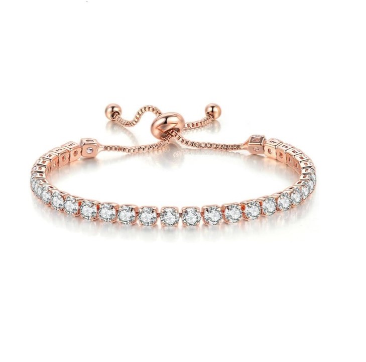 Adjustable Bracelet For Women Cubic Zirconia Classic Tennis Bracelet
