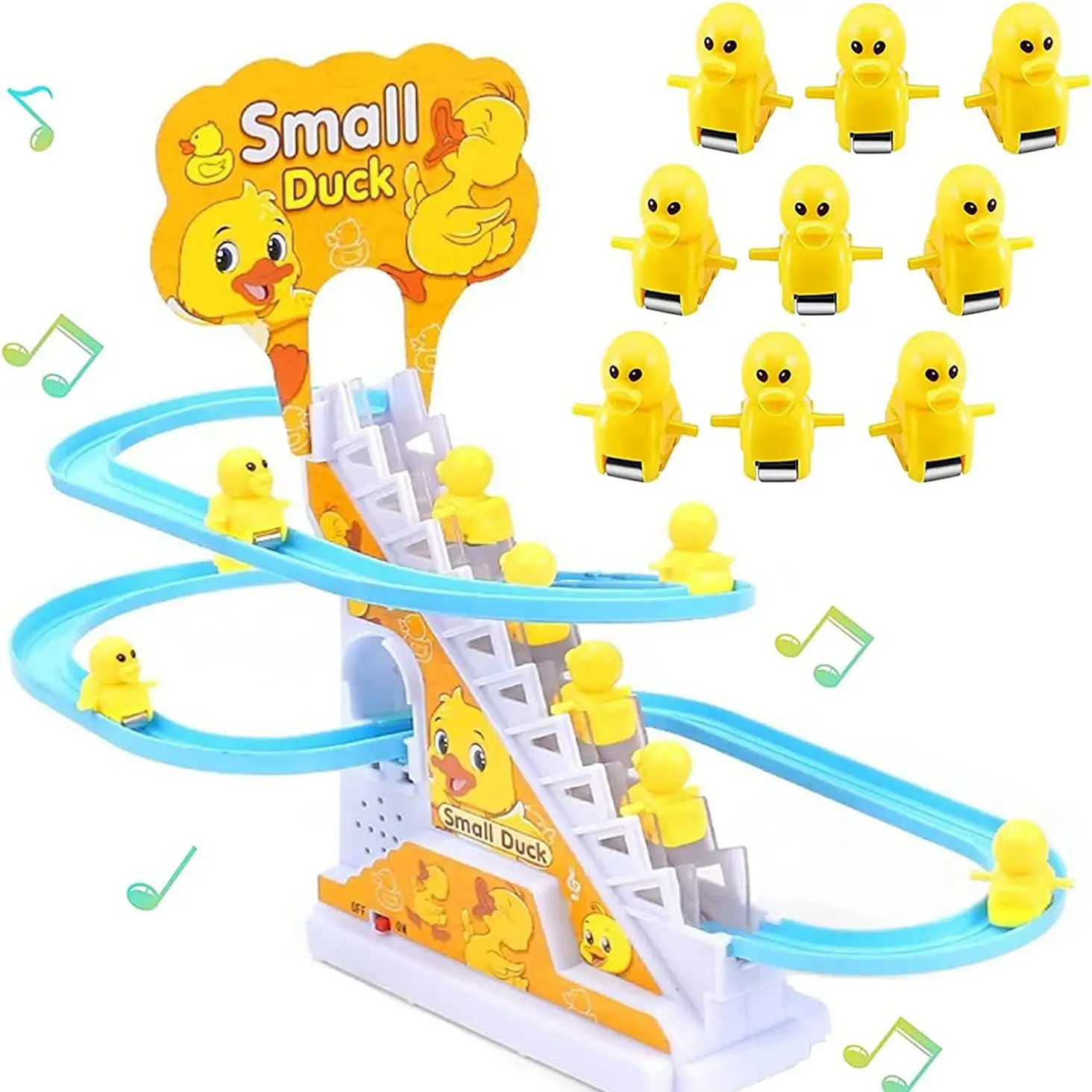 Small Duck Climbing Stairs Toy