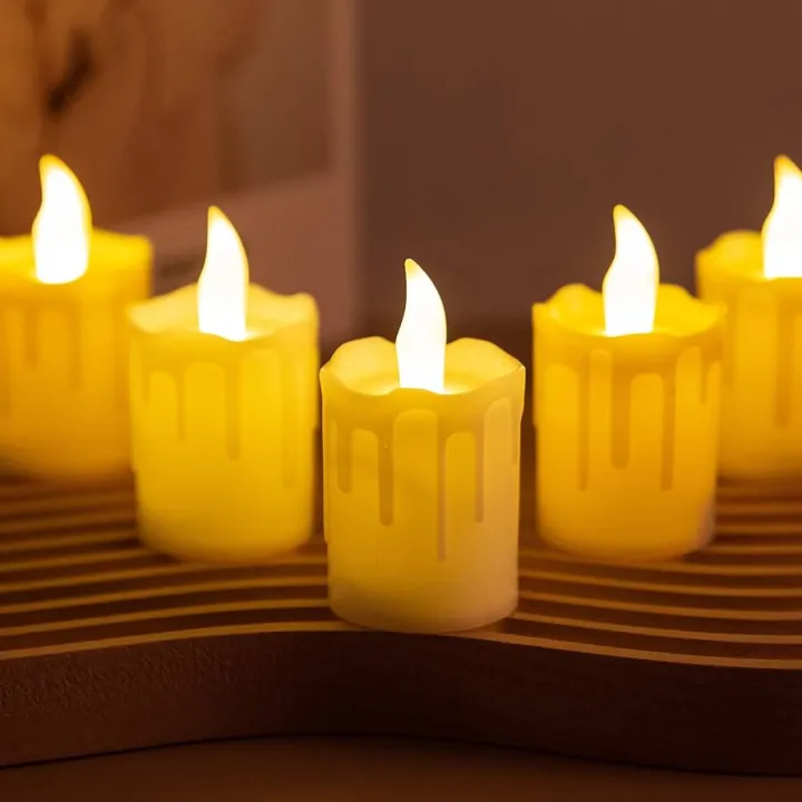 LED Flakier Flameless Candle Light medium size
