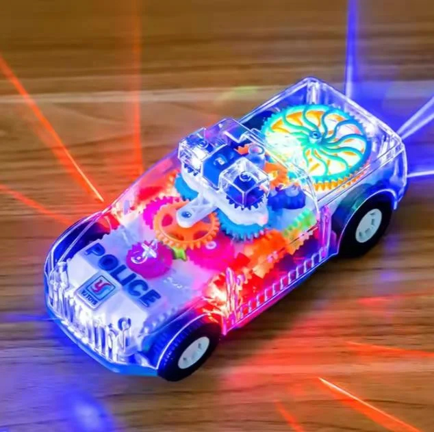 Police Gears Car Light Up - পুলিশ গিয়ার কার ৩টি ফ্রি বেটারি।