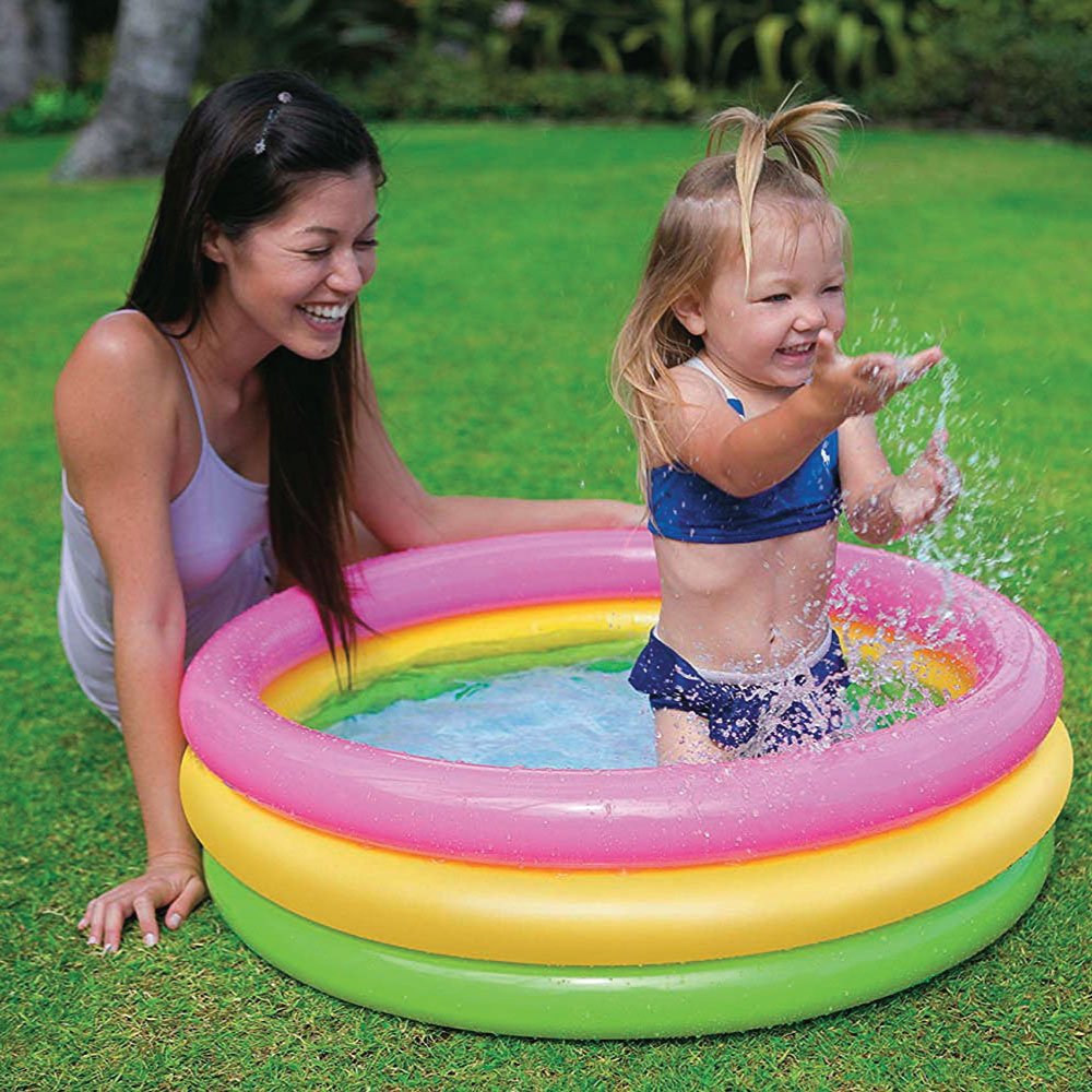 Intex Inflatable Baby Bath Tub 24 Inch- সাথে ১০টি বল ফ্রি!